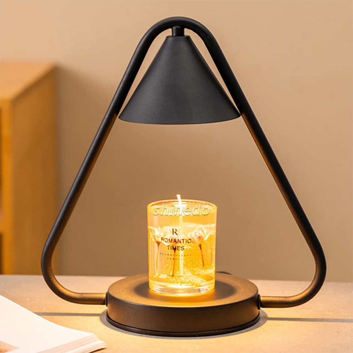 Creative Aromatherapy iron art melt wax nightlight Romantic bedside fire free essential oil candle warmer light SD-SL1835