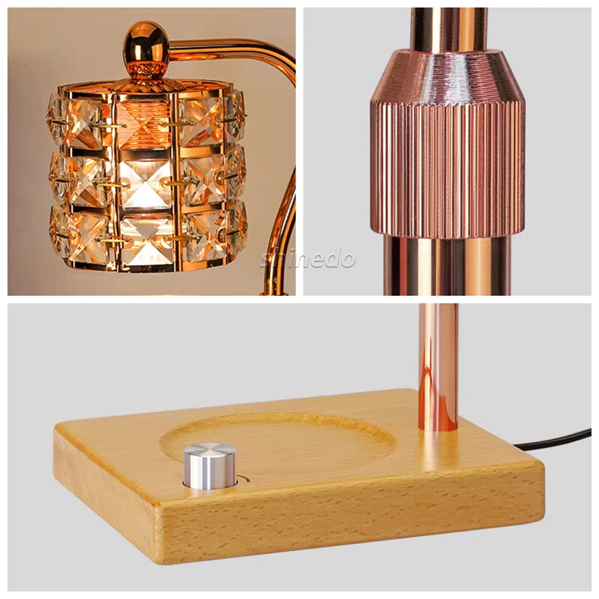 Aromatherapy candle light up and down adjustable lift home aromatherapy light night decorative lighting candle warmer lamp SD-SL1838