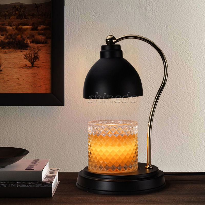 Time dimming diffused aromatherapy candle lamp essential oil melting wax lamp night light candle warmer lamp SD-SL1839