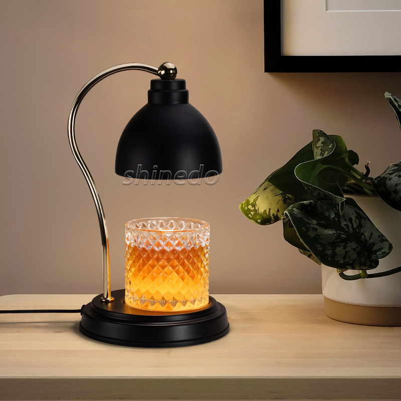 Time dimming diffused aromatherapy candle lamp essential oil melting wax lamp night light candle warmer lamp SD-SL1839