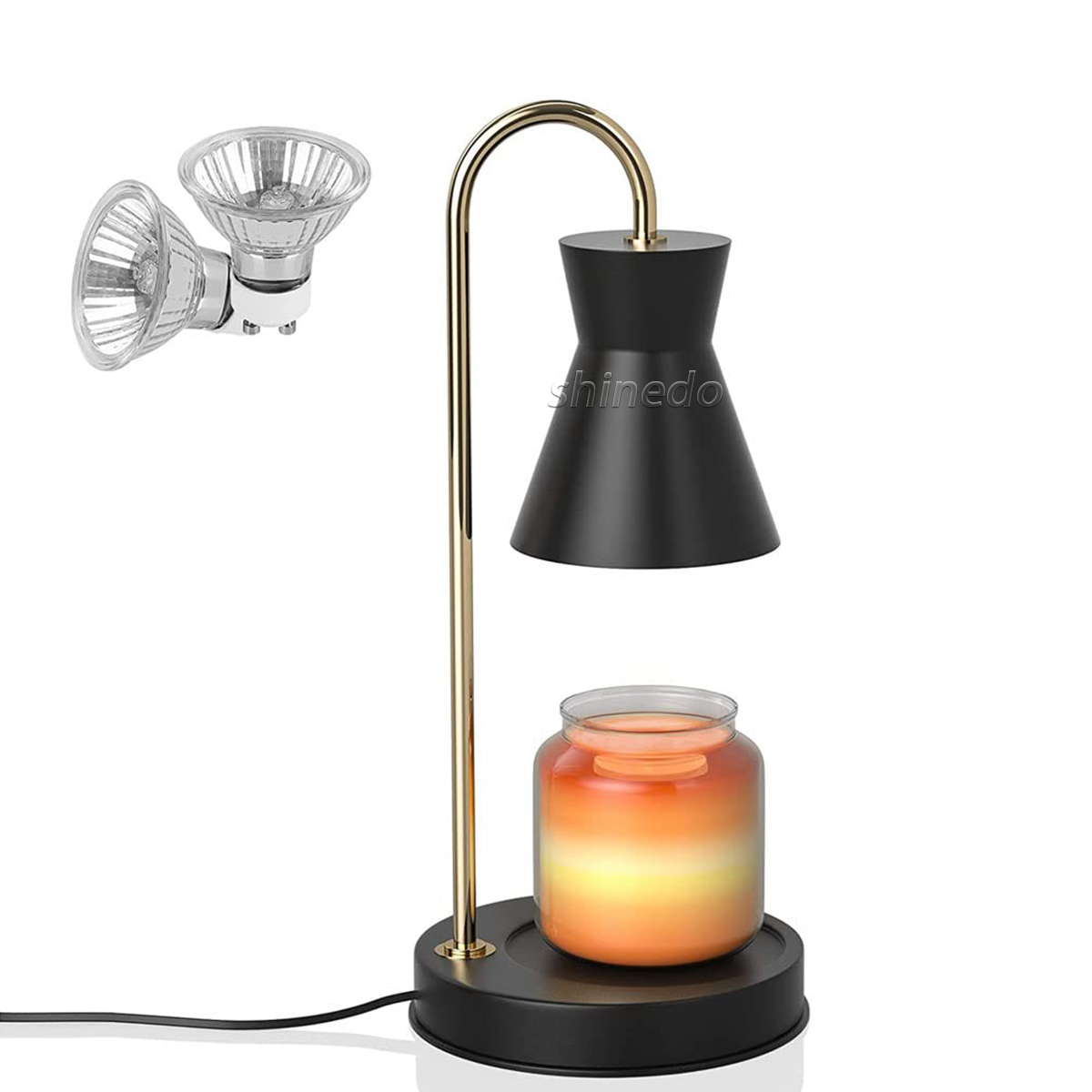 Melt wax lamp indoor creative aromatherapy candle bedroom fragrance light luxury dimming with hand gift candle warmer lamp SD-SL1843