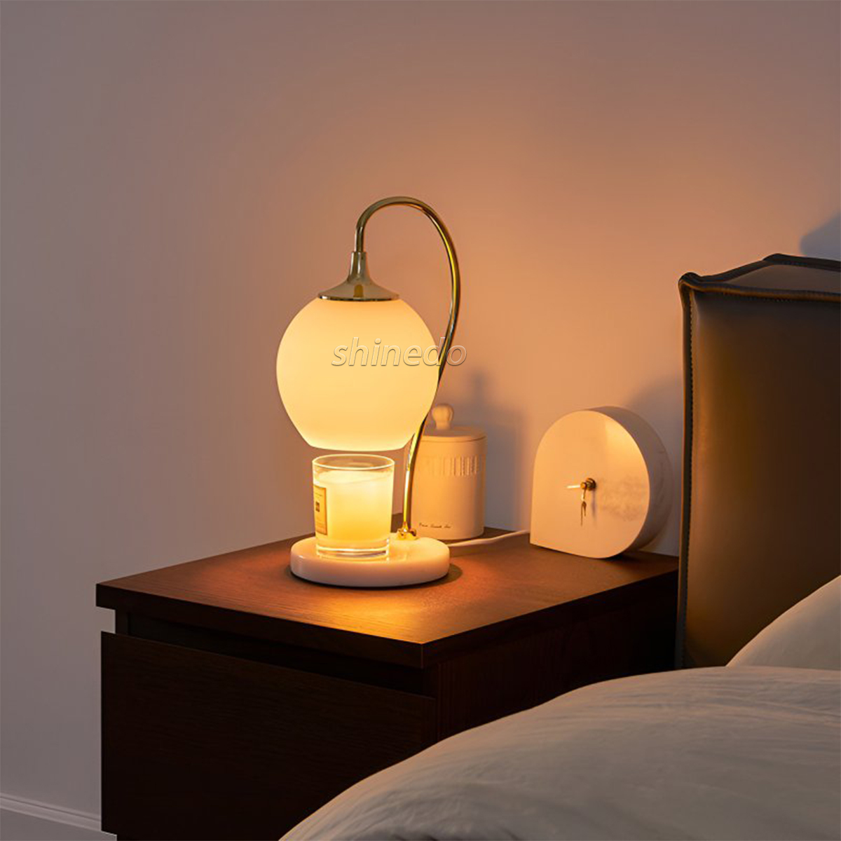 Vintage aromatherapy light Candle Bedroom Room ambiance lamp Bedside lamp Night lighting candle warmer lamp SD-SL1845