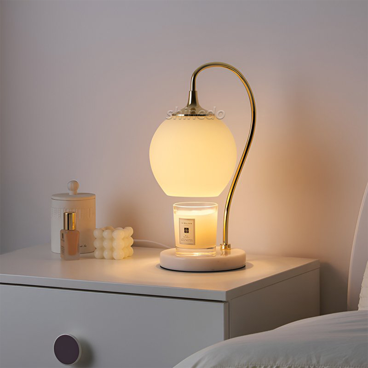 Vintage aromatherapy light Candle Bedroom Room ambiance lamp Bedside lamp Night lighting candle warmer lamp SD-SL1845