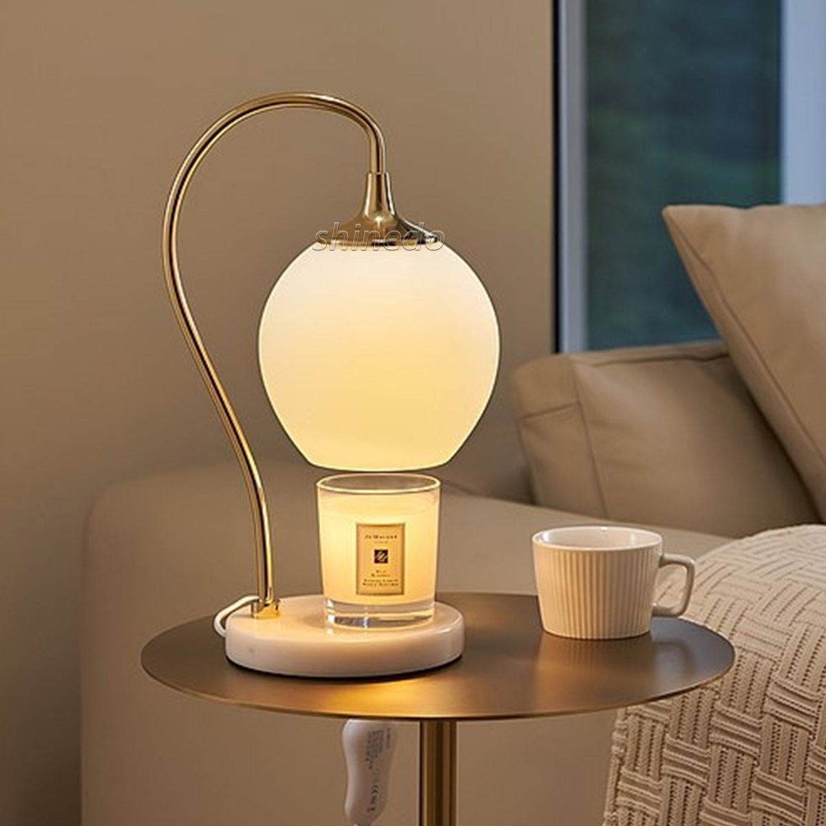 Vintage aromatherapy light Candle Bedroom Room ambiance lamp Bedside lamp Night lighting candle warmer lamp SD-SL1845