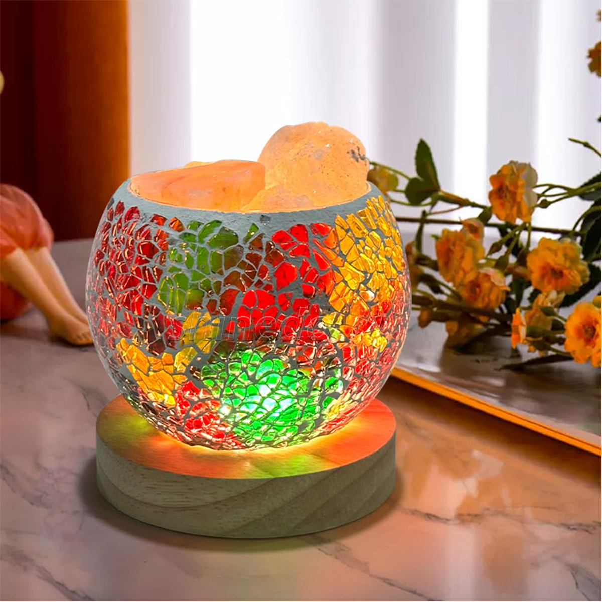 Bedroom sleep essential oil night light Mosaic advanced sense birthday gift atmosphere light SD-SL1848