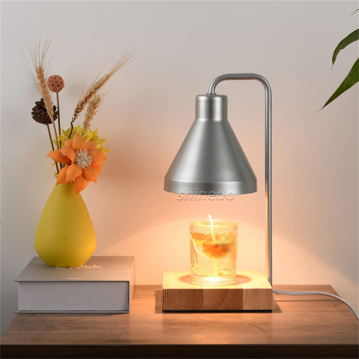 Log aromatherapy light melt wax light Simple bedroom lamp no fire essential oil candle warmer light SD-SL1854