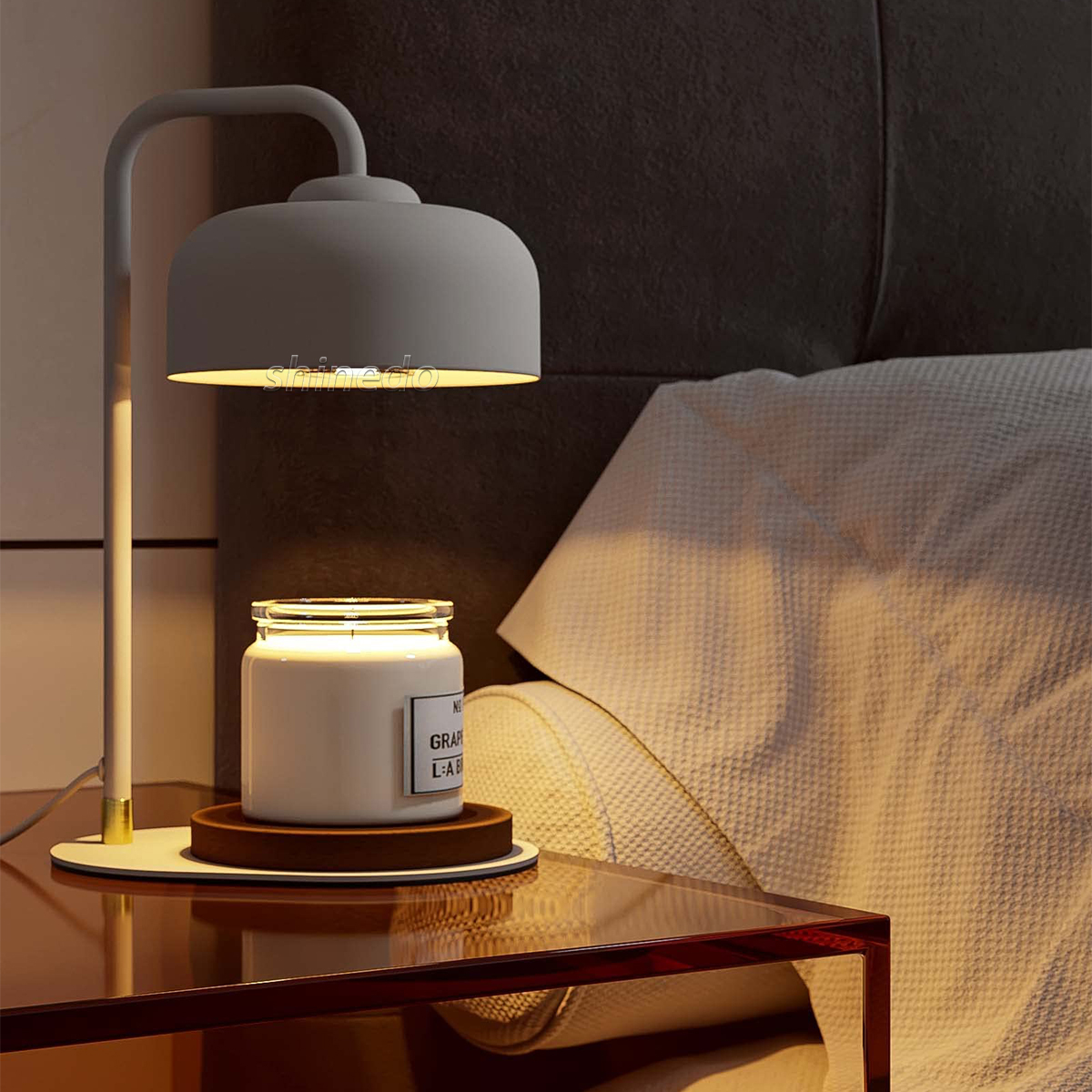Simple melt wax aromatherapy candlestick light Aromatherapy candle light decoration candle warmer light SD-SL1856
