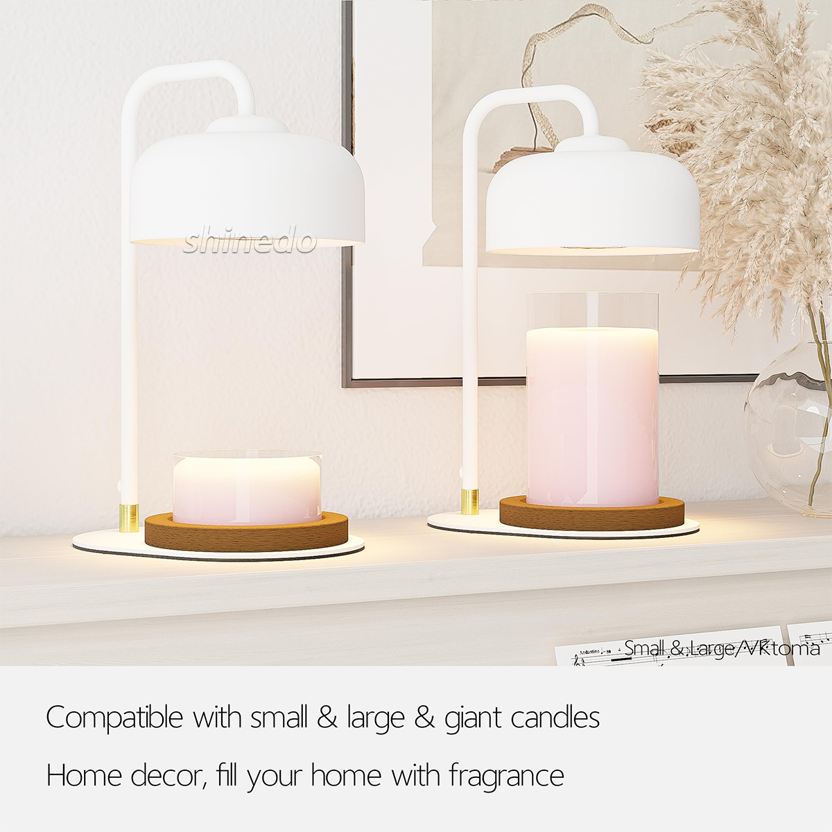 Simple melt wax aromatherapy candlestick light Aromatherapy candle light decoration candle warmer light SD-SL1856