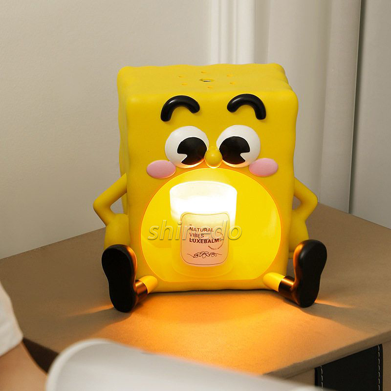 Creative cartoon personality timing dimming without fire aromatherapy lamp tabletop table lamp candle warmer lamp SD-SL1858