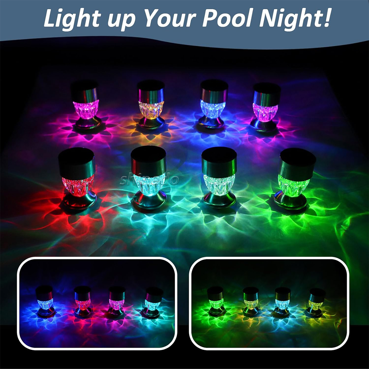 Solar lawn Garden Light Diamond Strip outdoor sensing wall atmosphere night light SD-SL1810