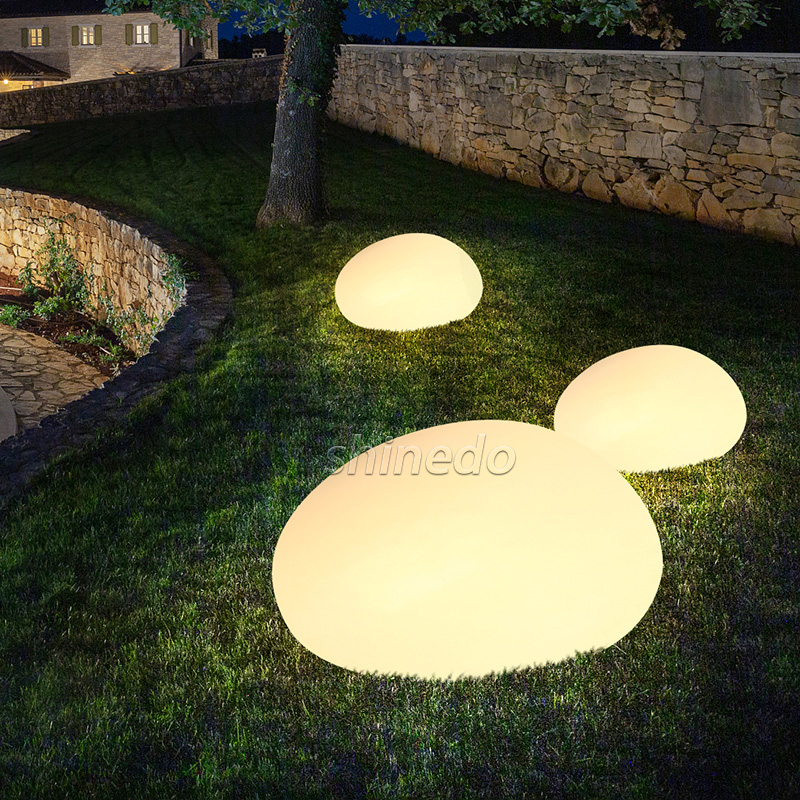Solar cobblestone Outdoor park Garden atmosphere decorative landscape lights Outdoor villa garden lights SD-SL1811