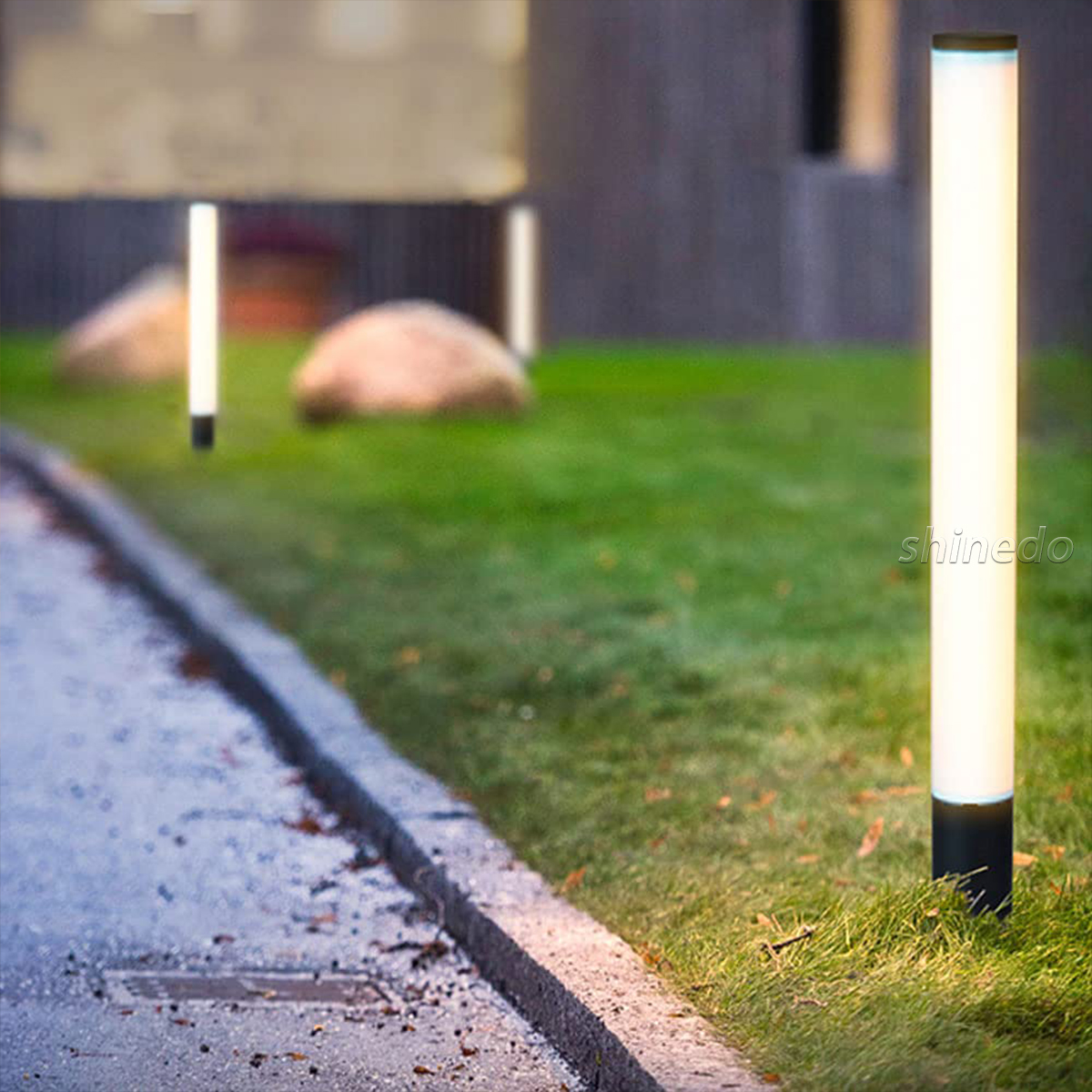 Simple cylindrical lawn light acrylic rod light scenic park square road low post light SD-SL1851