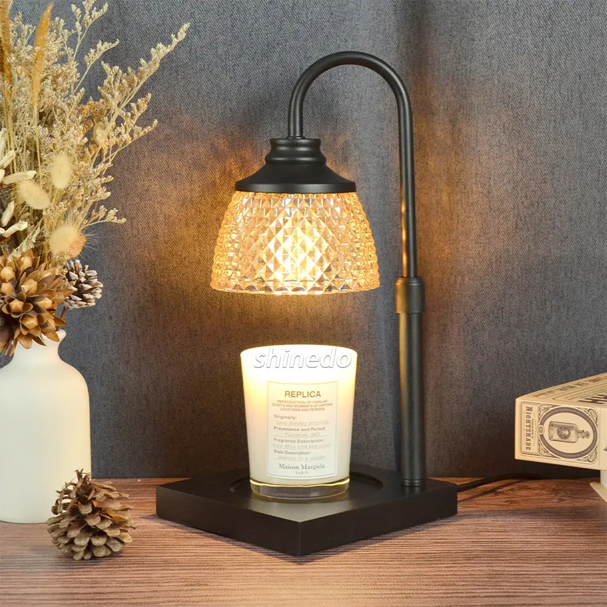 Wholesale Melting Wax Scented Electric Table Incense Burner for Yankee Candle Warmer Lamp With Timer