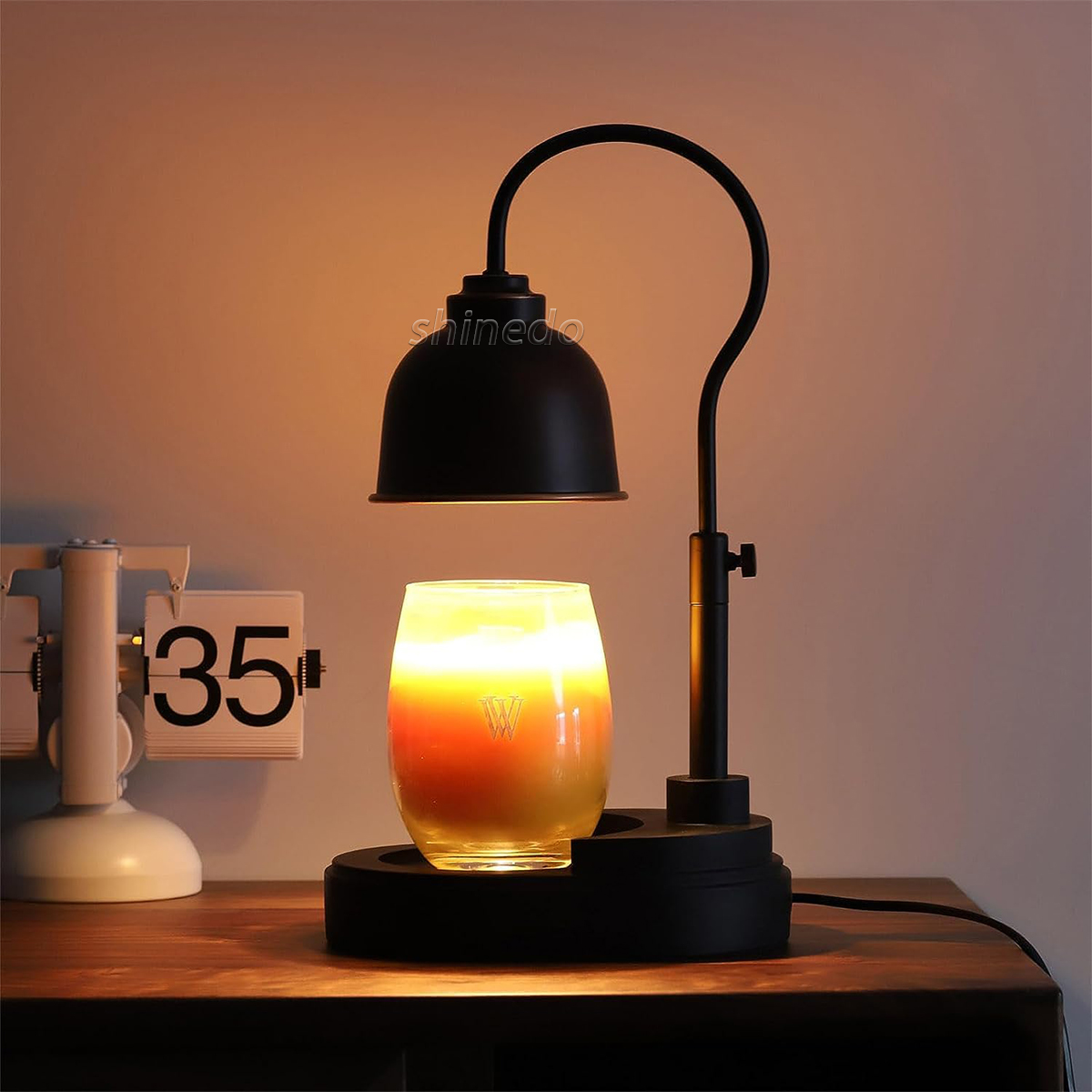 Adjustable Melting Lamp Electric Candle Warmer Lamp Fragrance Incense Wax Melter