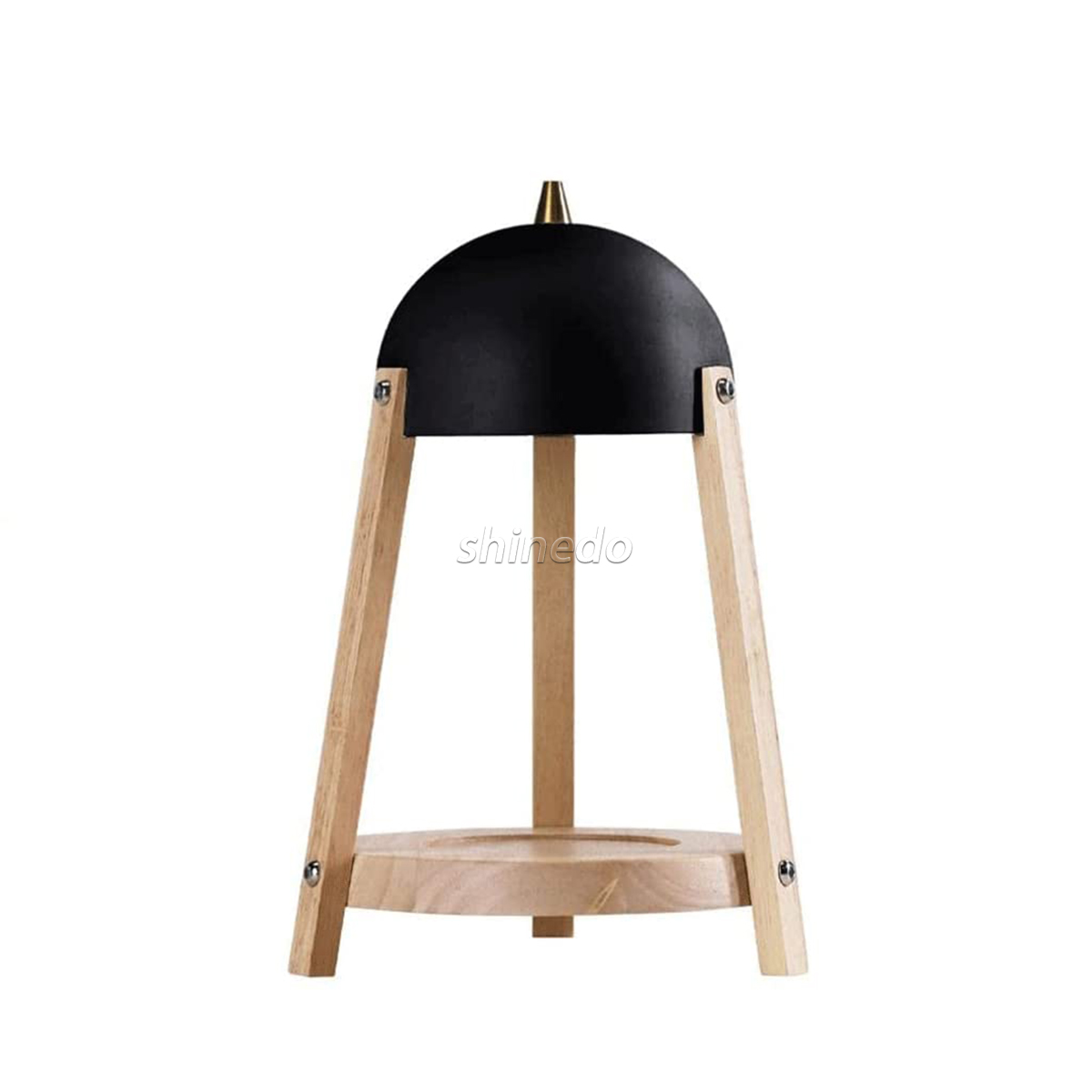Electric Adjustable Light Brightness Desk Lamp With Dimmer Candle Wax Melting Warmer Table Lamp Wood Scented Candle Warmer Lamp