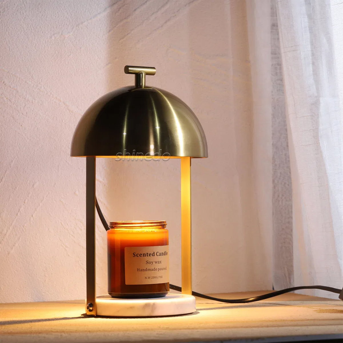 Dome Table Lamps Melting Light Electric Candle Wax Melting Lamp Small Night Light Luxury Soy Wax Scented Candle Fragrance Warmer