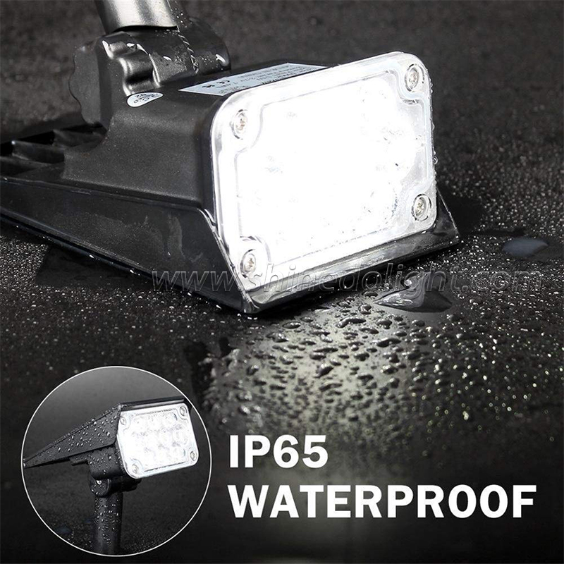 IP65 Waterproof LED Landscape Lights with Stake Adjustable Spotlight Garden Solar Landscape Light for Outdoor Pathway Garden SD-SL1725
