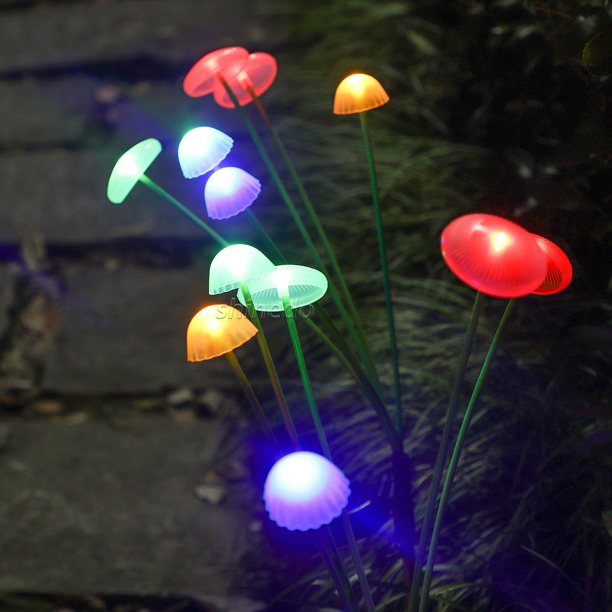 Solar Mushroom Fairy Light Outdoor Garden Courtyard Villa Light Ip65 Waterproof Landscape Decorative Led Solar Garden Lawn Light SD-SL2114