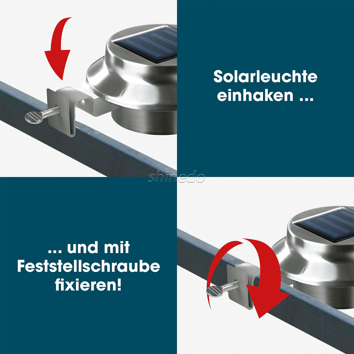 Waterproof Outdoor Solar Garden Light Powered Security Wall Lamp LED Solar Fence Garden Yard Roof Tree Gutter Solar Garden Light SD-SL2133