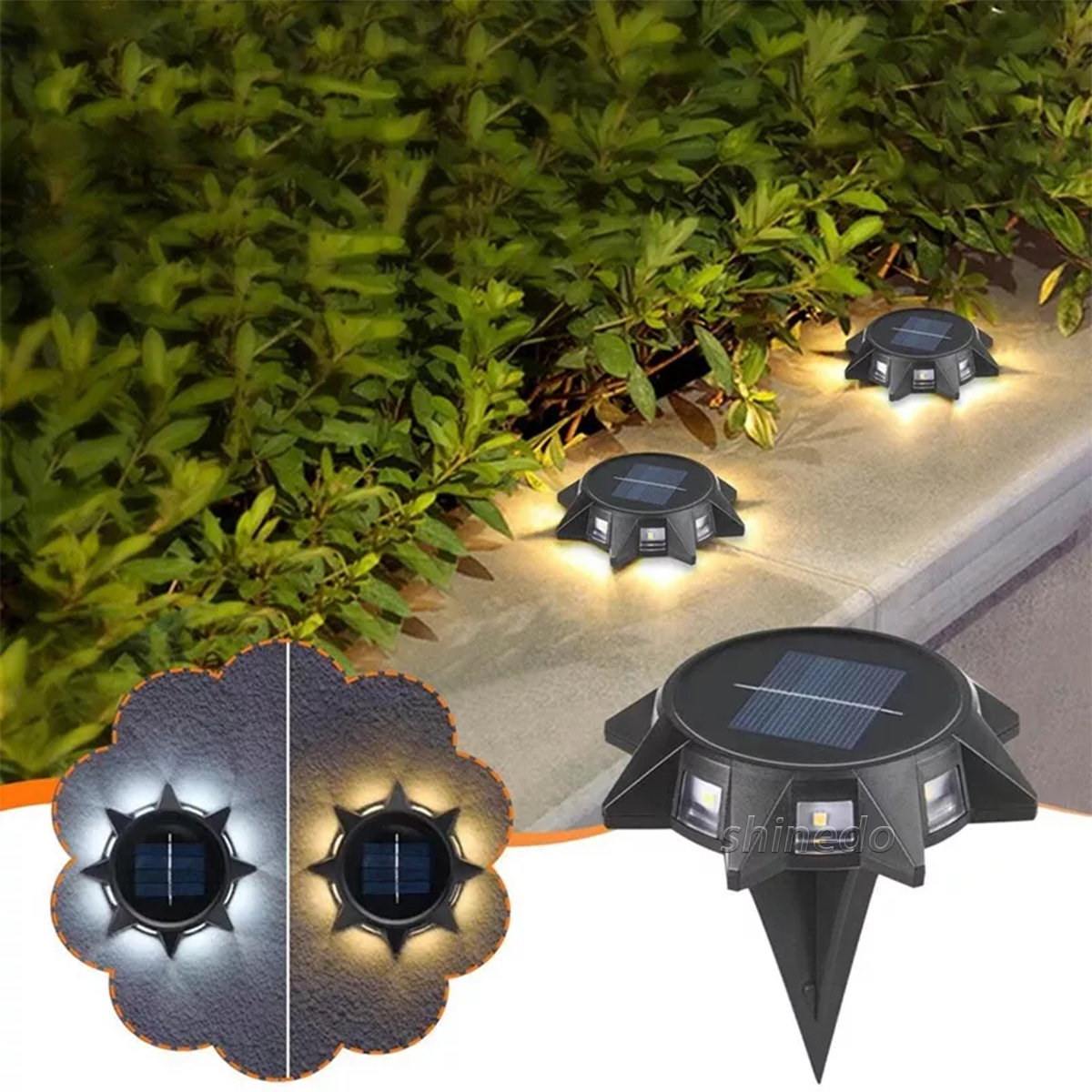 IP65 Waterproof Garden Solar Power Disk Lamp Landscape Yard Pathway Walkway Outdoor Garden Decor Led Solar Buried Lawn Light SD-SL2138