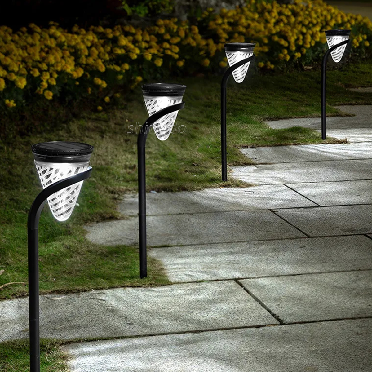 ROHS Certified Waterproof IP65 Led Outdoor Solar Lamp Lighting Decoration Landscape Lights Solar Channel Lawn Garden Light SD-SL2161