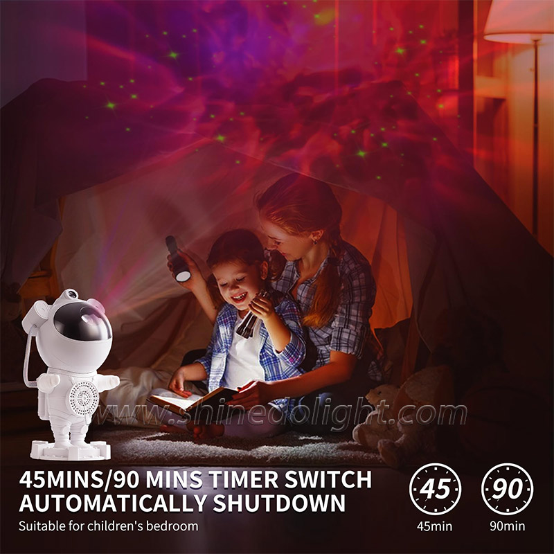Astronaut Galaxy Star Projector – Starry Sky Night Light with Nebula Timer & Remote for Bedroom Home Decor Gift